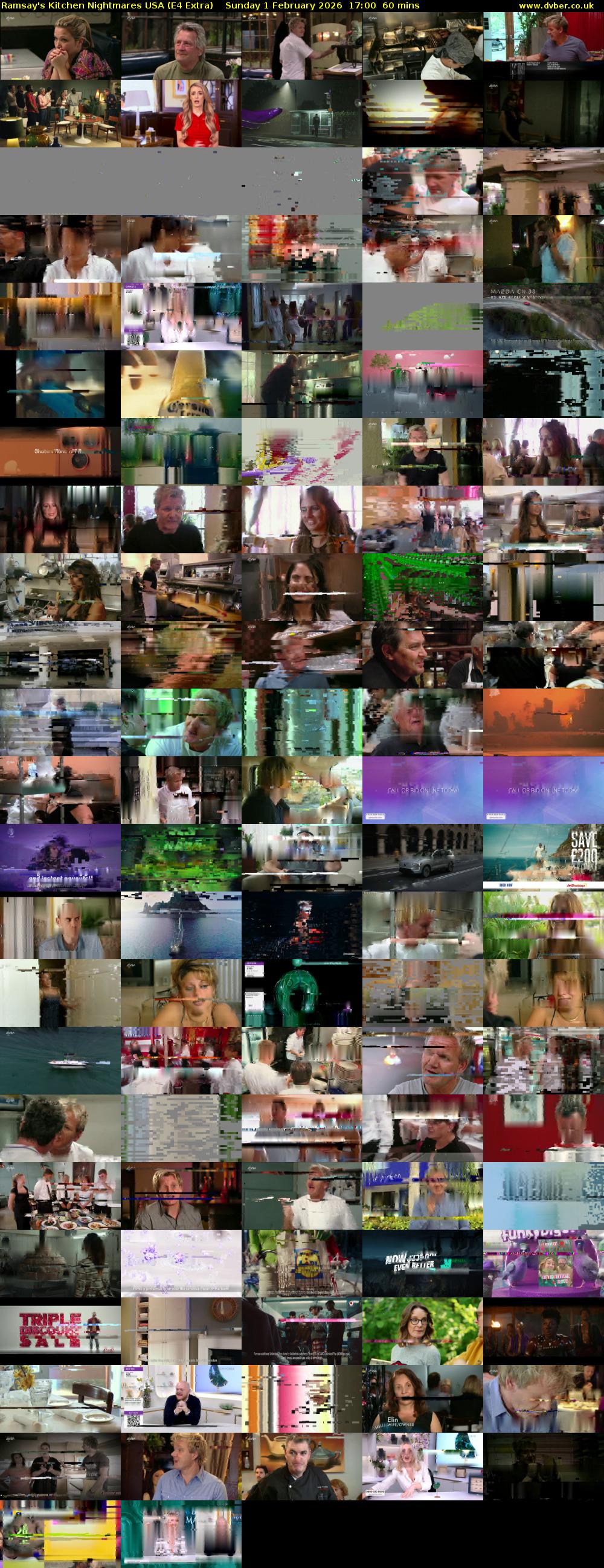 Ramsay's Kitchen Nightmares USA (E4 Extra) Sunday 1 February 2026 17:00 - 18:00