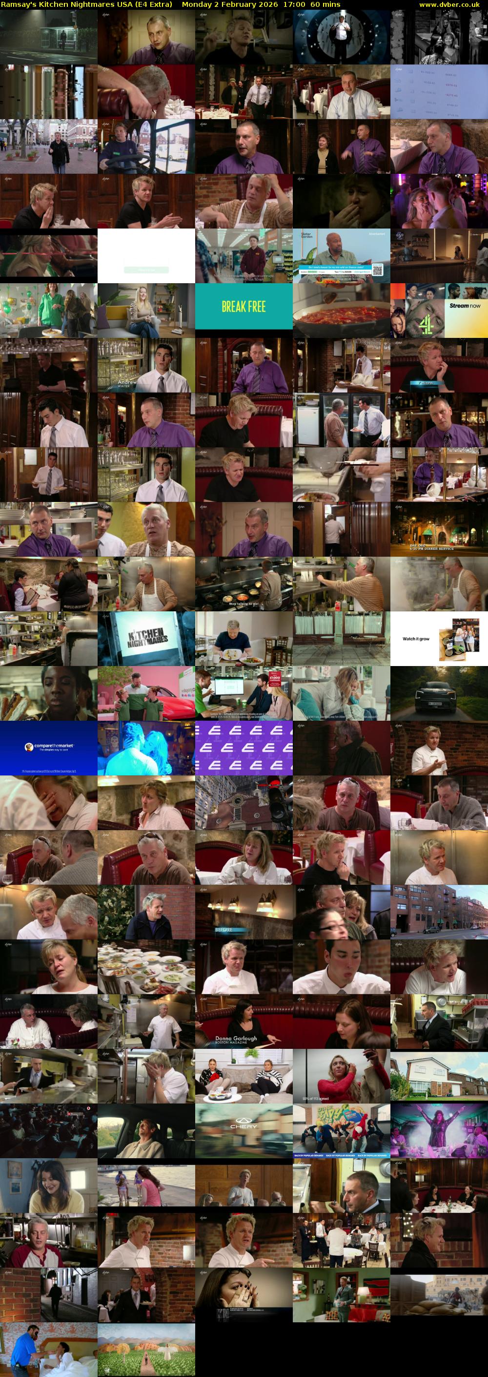 Ramsay's Kitchen Nightmares USA (E4 Extra) Monday 2 February 2026 17:00 - 18:00
