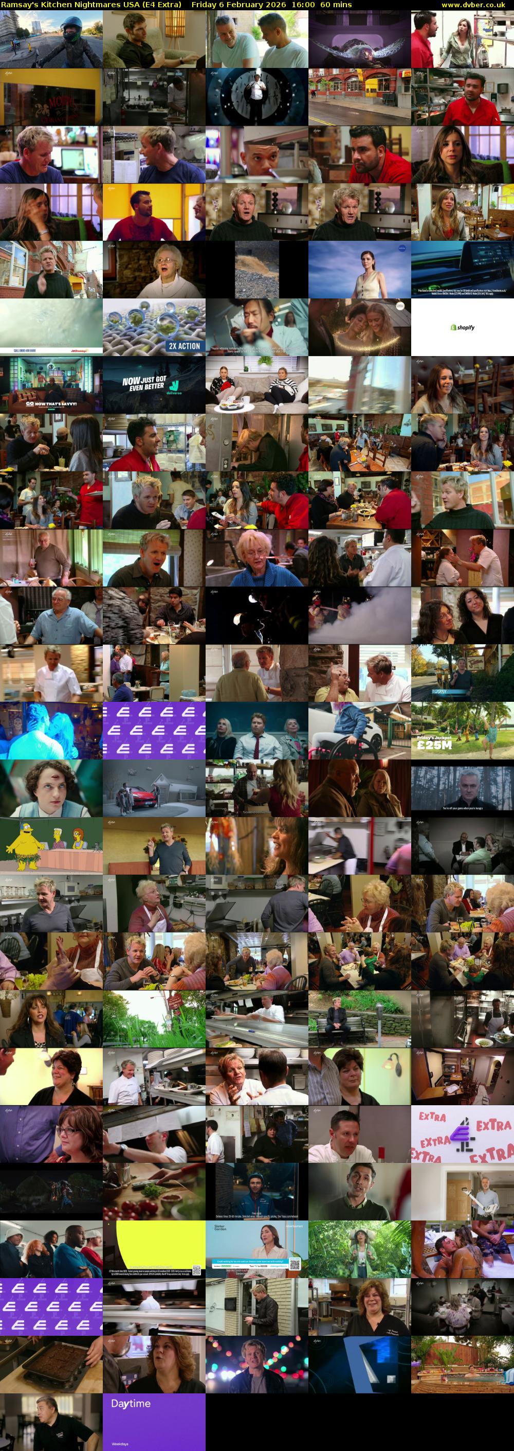 Ramsay's Kitchen Nightmares USA (E4 Extra) Friday 6 February 2026 16:00 - 17:00