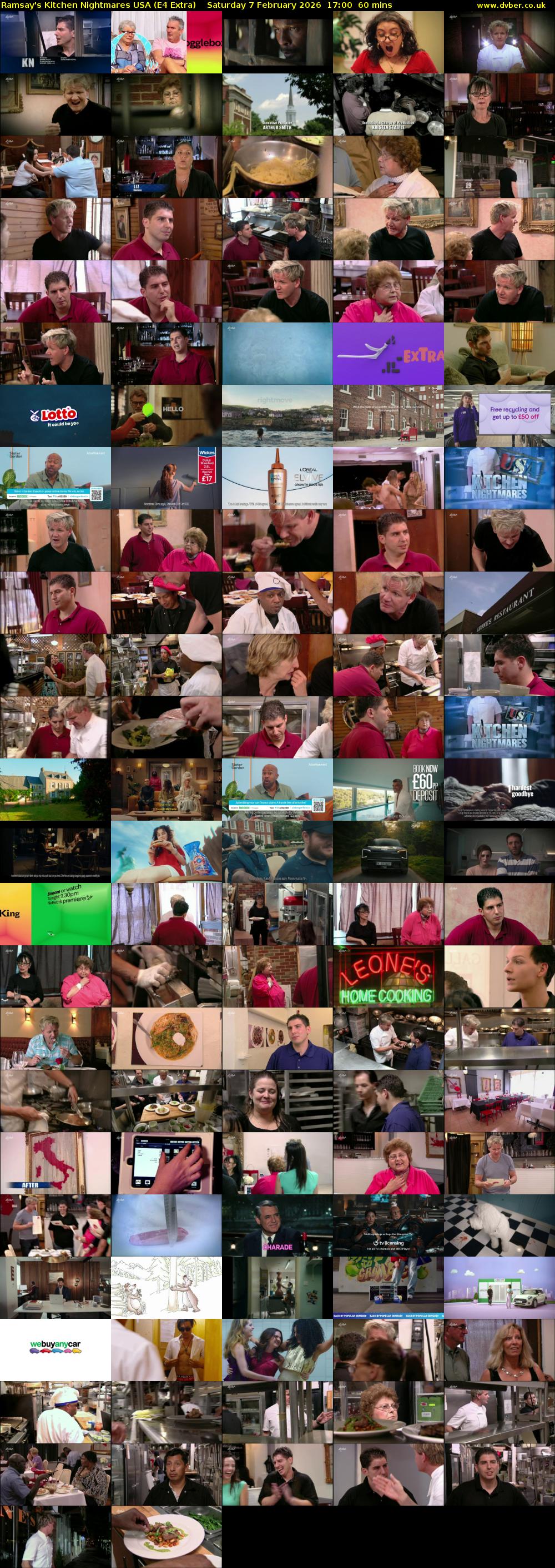 Ramsay's Kitchen Nightmares USA (E4 Extra) Saturday 7 February 2026 17:00 - 18:00