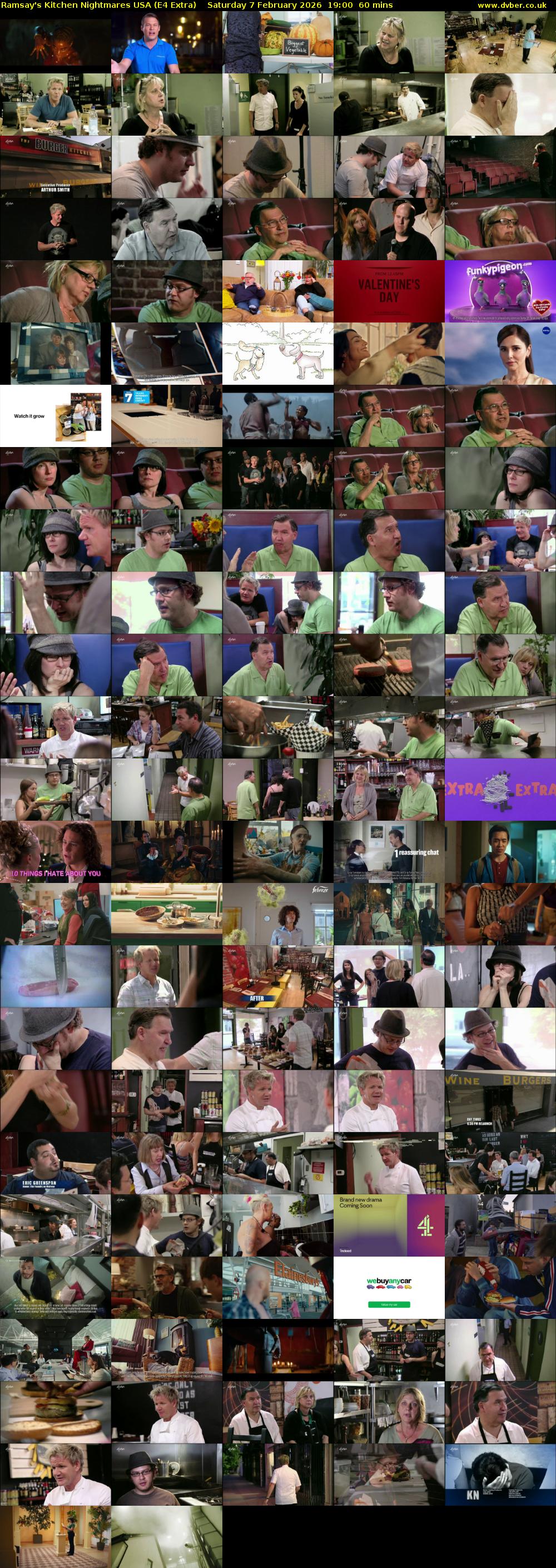 Ramsay's Kitchen Nightmares USA (E4 Extra) Saturday 7 February 2026 19:00 - 20:00