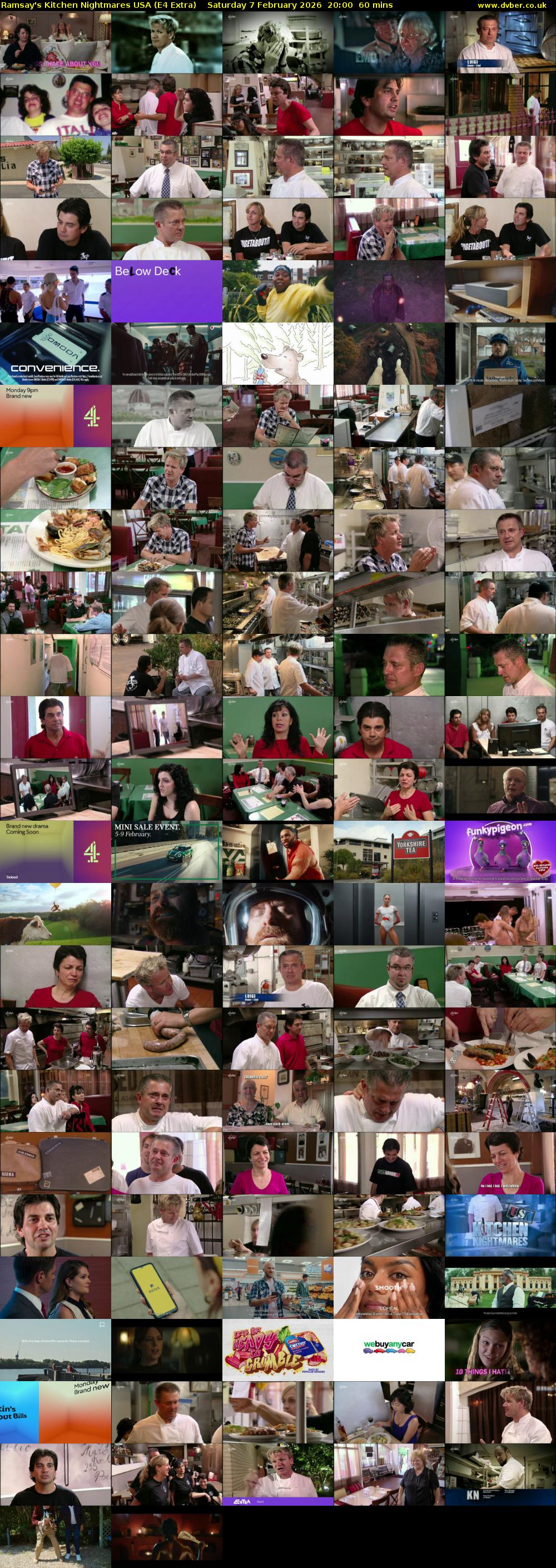 Ramsay's Kitchen Nightmares USA (E4 Extra) Saturday 7 February 2026 20:00 - 21:00