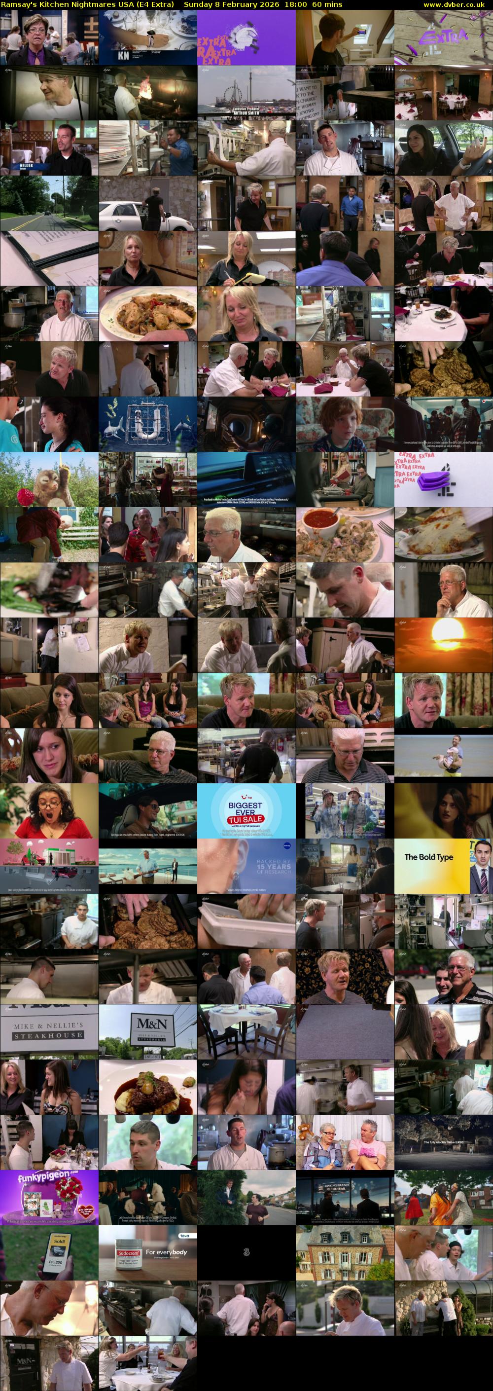 Ramsay's Kitchen Nightmares USA (E4 Extra) Sunday 8 February 2026 18:00 - 19:00