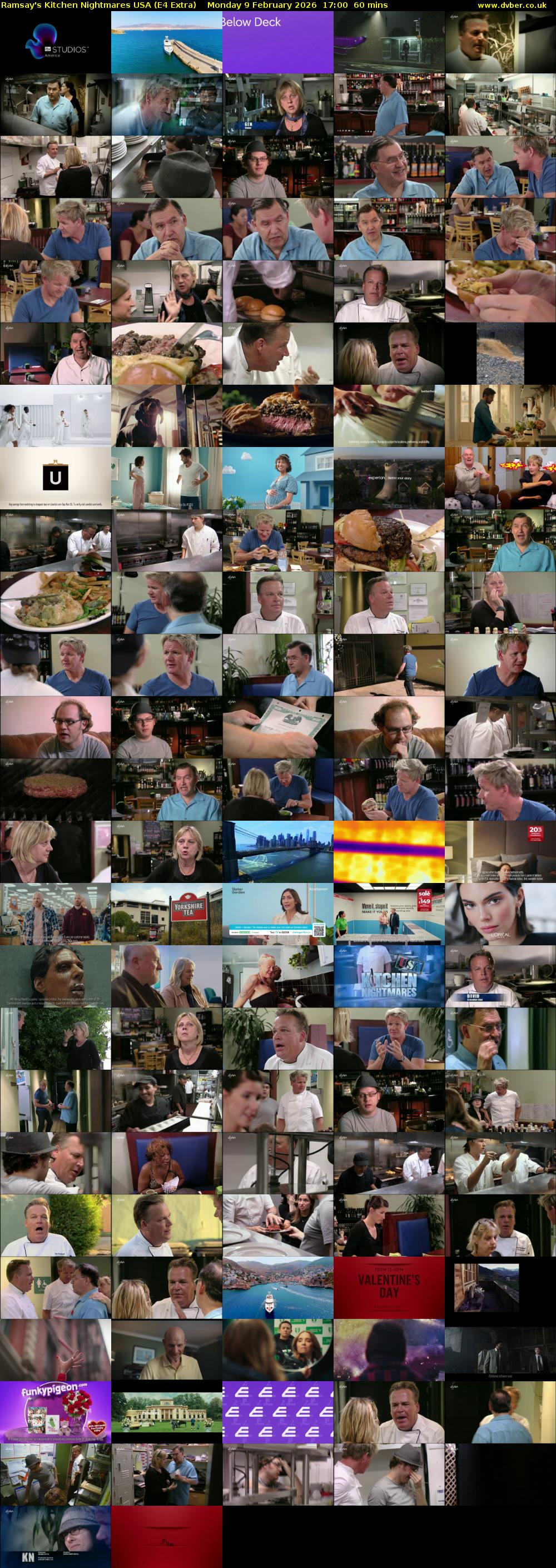 Ramsay's Kitchen Nightmares USA (E4 Extra) Monday 9 February 2026 17:00 - 18:00