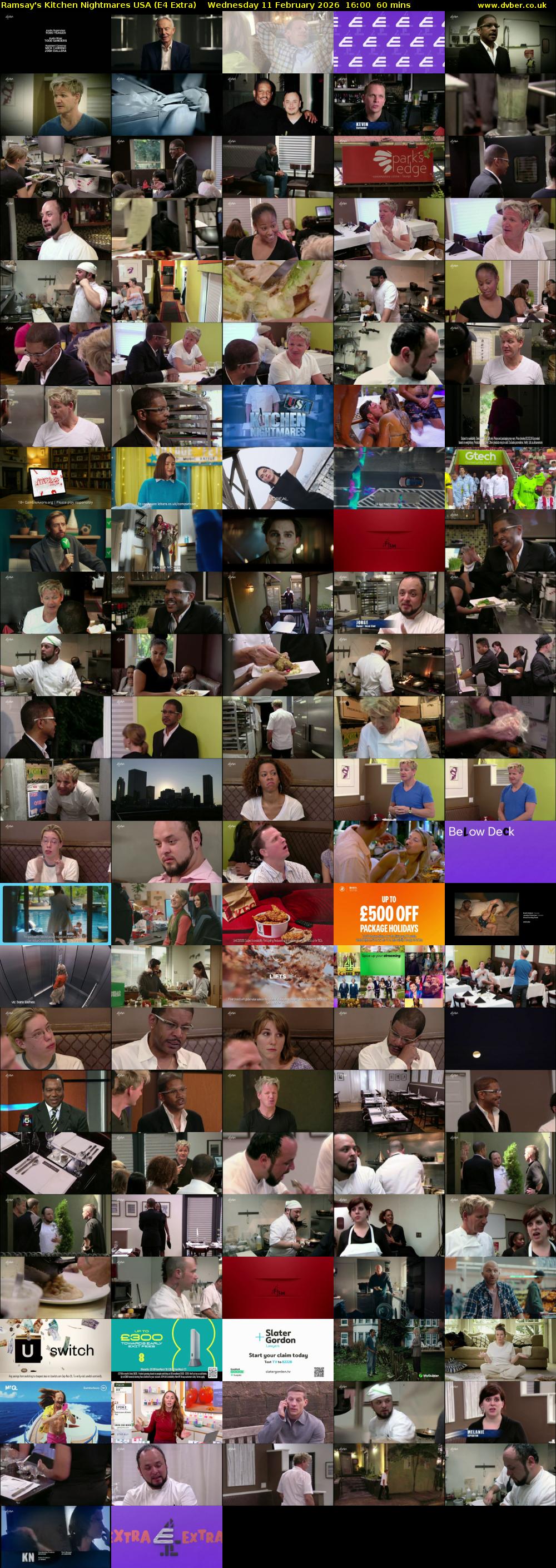 Ramsay's Kitchen Nightmares USA (E4 Extra) Wednesday 11 February 2026 16:00 - 17:00