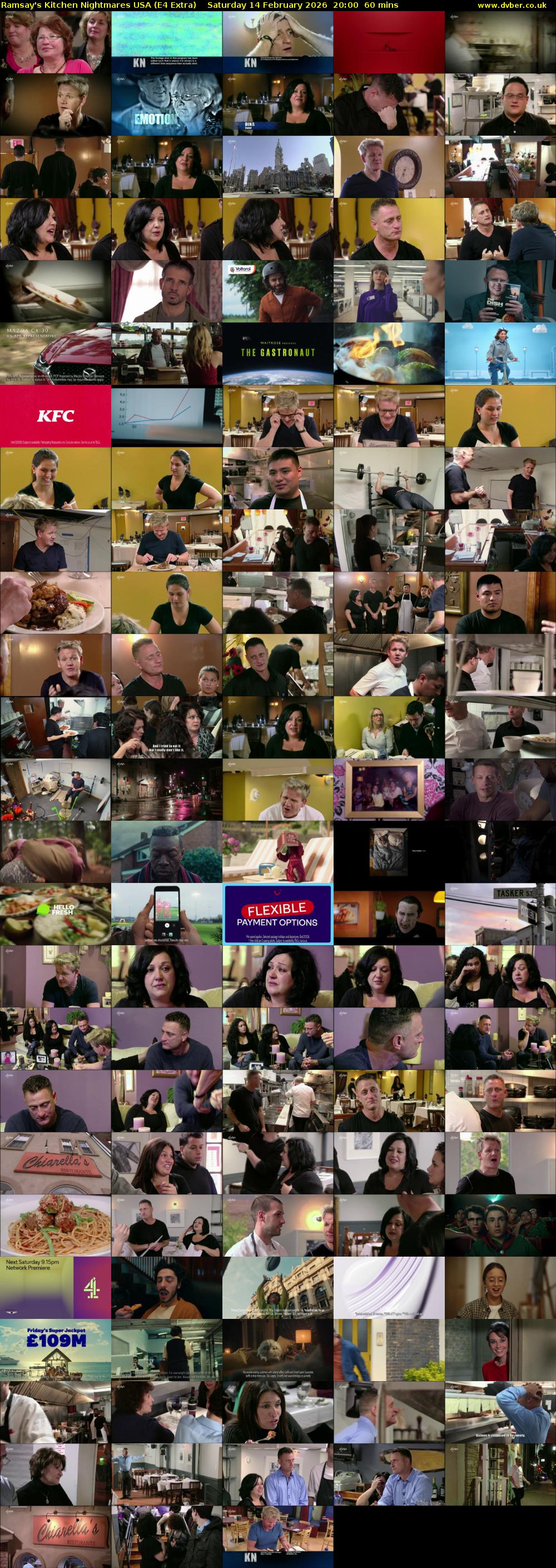 Ramsay's Kitchen Nightmares USA (E4 Extra) Saturday 14 February 2026 20:00 - 21:00
