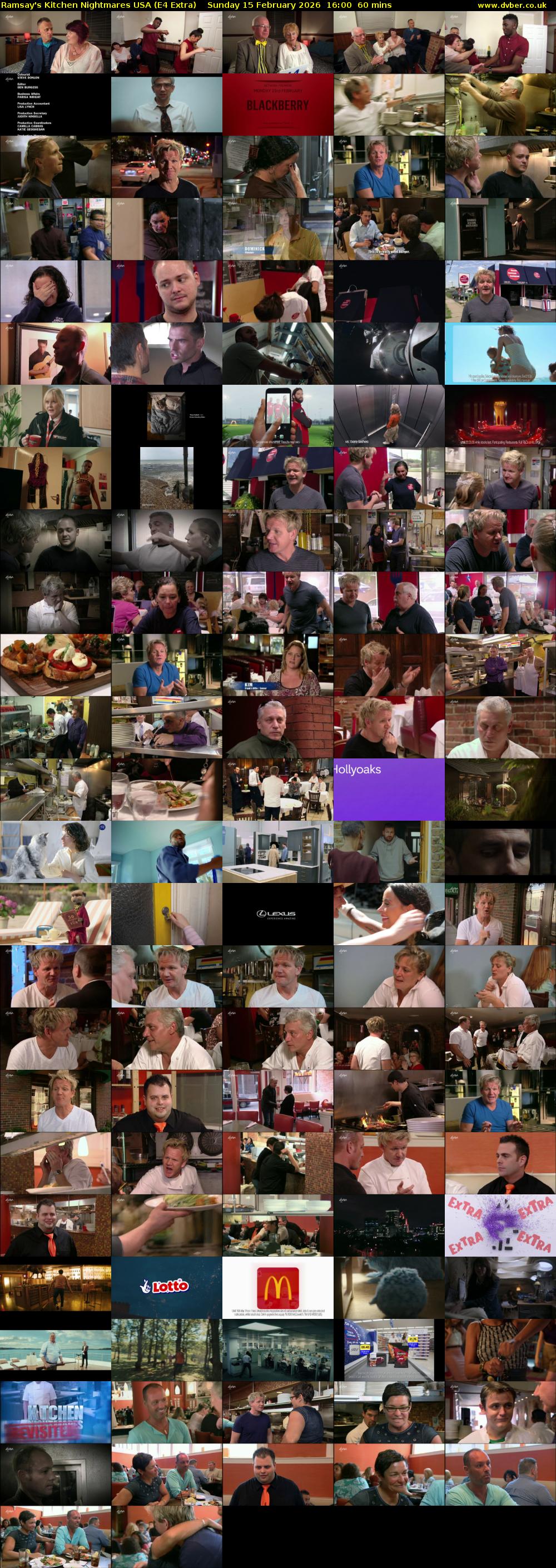 Ramsay's Kitchen Nightmares USA (E4 Extra) Sunday 15 February 2026 16:00 - 17:00