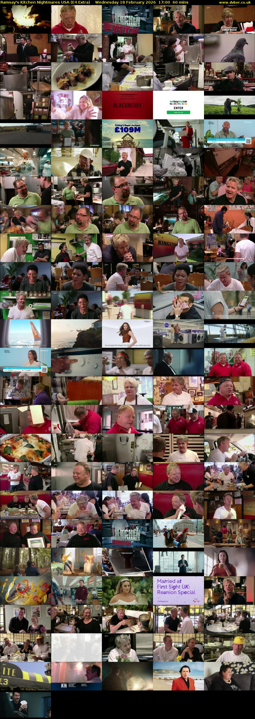 Ramsay's Kitchen Nightmares USA (E4 Extra) Wednesday 18 February 2026 17:00 - 18:00