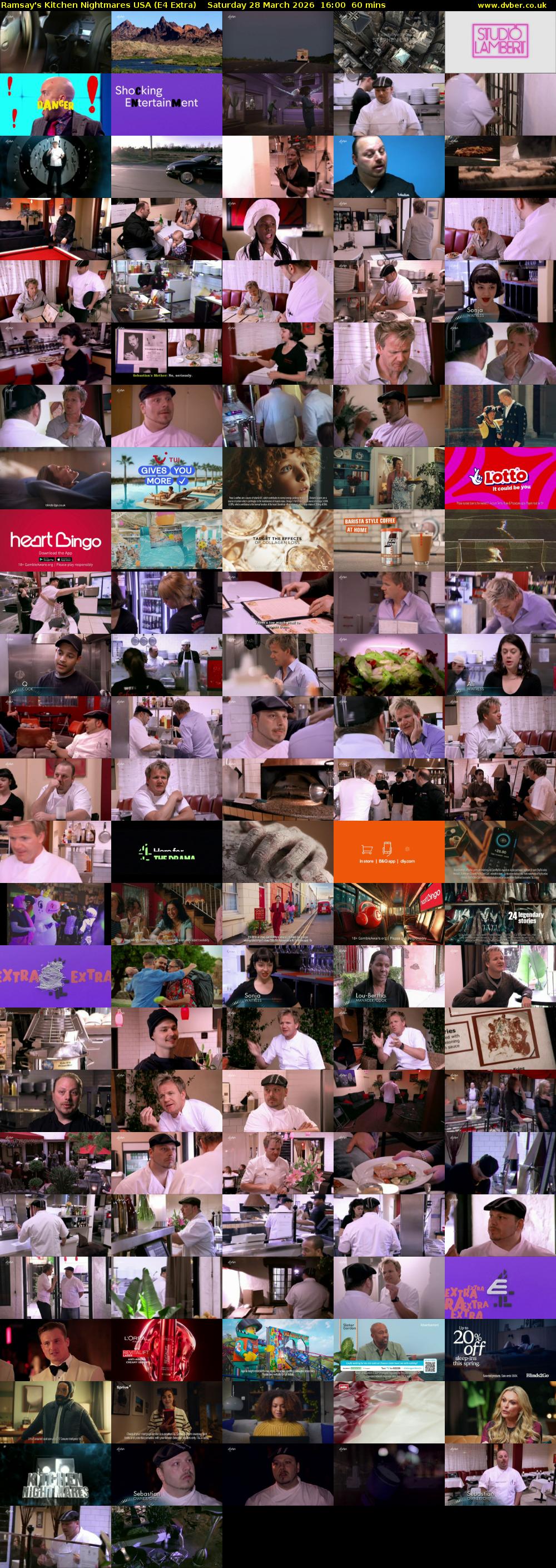 Ramsay's Kitchen Nightmares USA (E4 Extra) Saturday 28 March 2026 16:00 - 17:00