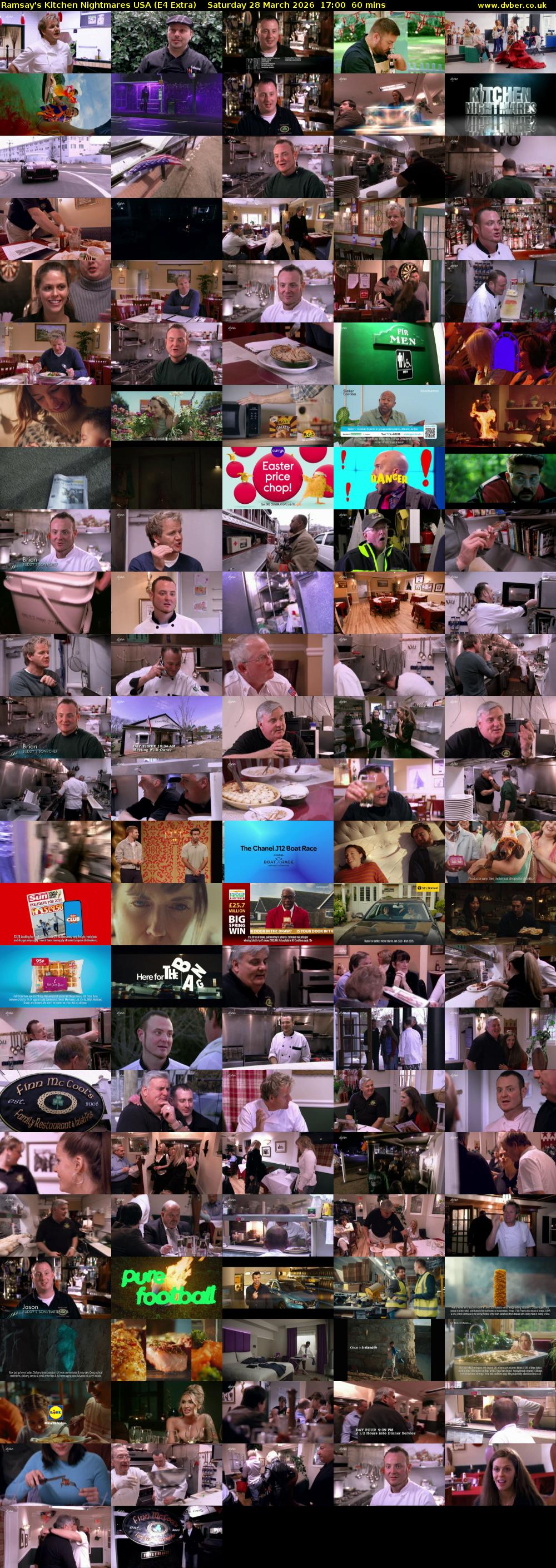 Ramsay's Kitchen Nightmares USA (E4 Extra) Saturday 28 March 2026 17:00 - 18:00