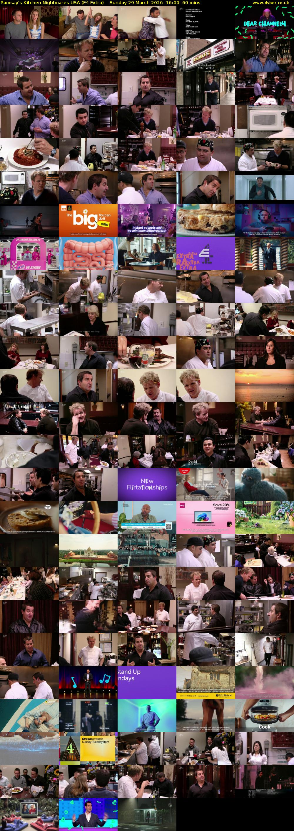 Ramsay's Kitchen Nightmares USA (E4 Extra) Sunday 29 March 2026 16:00 - 17:00