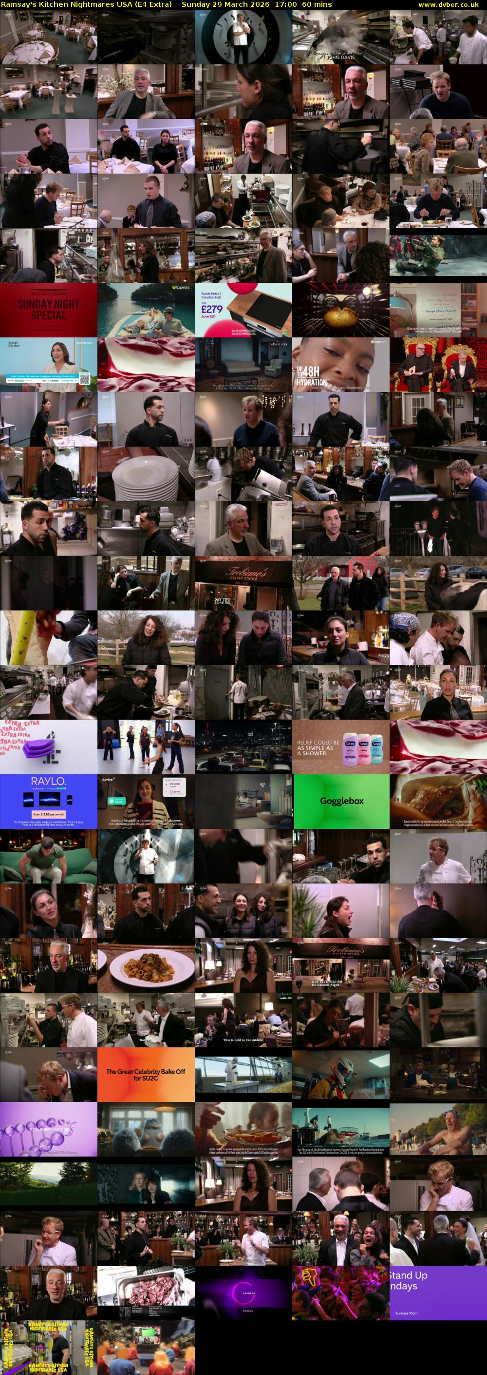 Ramsay's Kitchen Nightmares USA (E4 Extra) Sunday 29 March 2026 17:00 - 18:00
