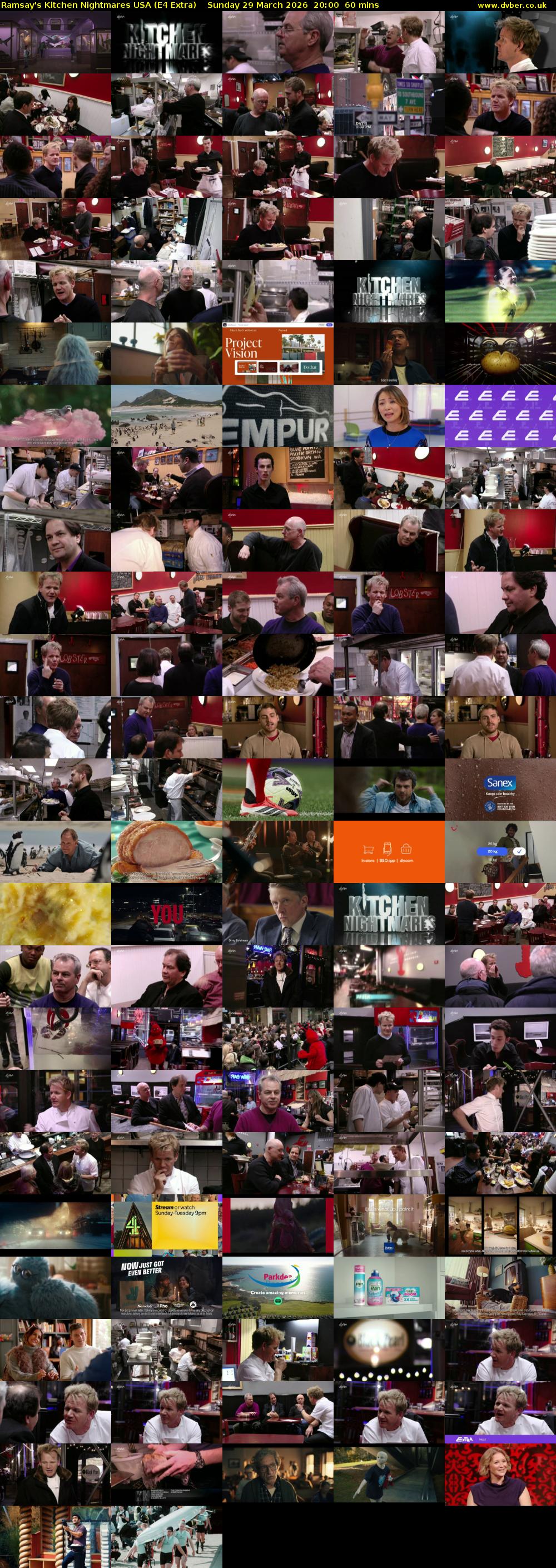 Ramsay's Kitchen Nightmares USA (E4 Extra) Sunday 29 March 2026 20:00 - 21:00