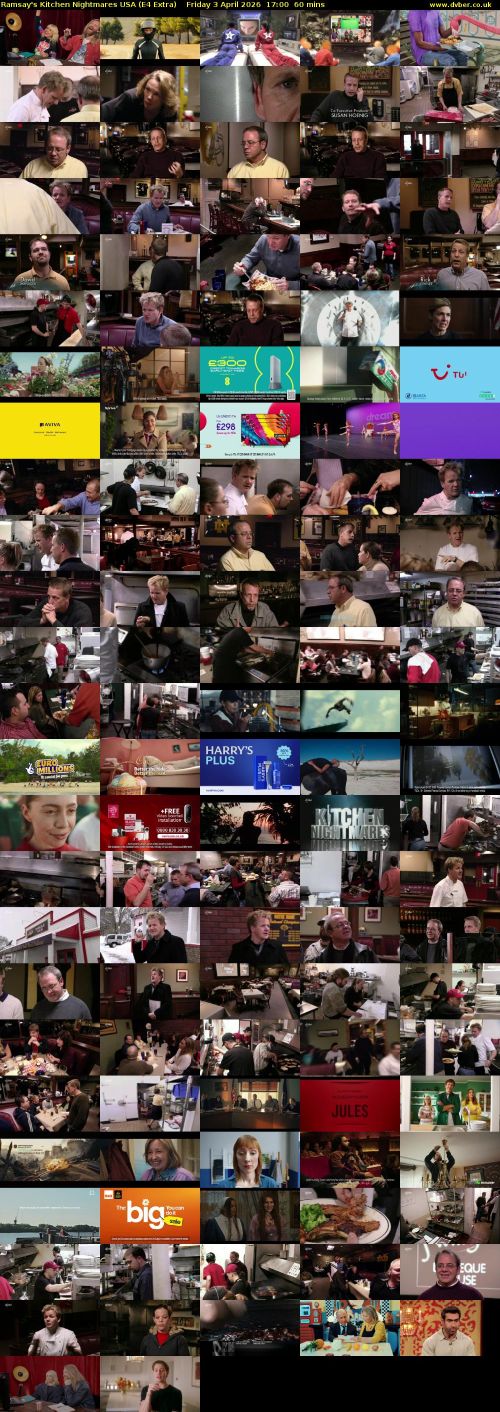 Ramsay's Kitchen Nightmares USA (E4 Extra) Friday 3 April 2026 17:00 - 18:00
