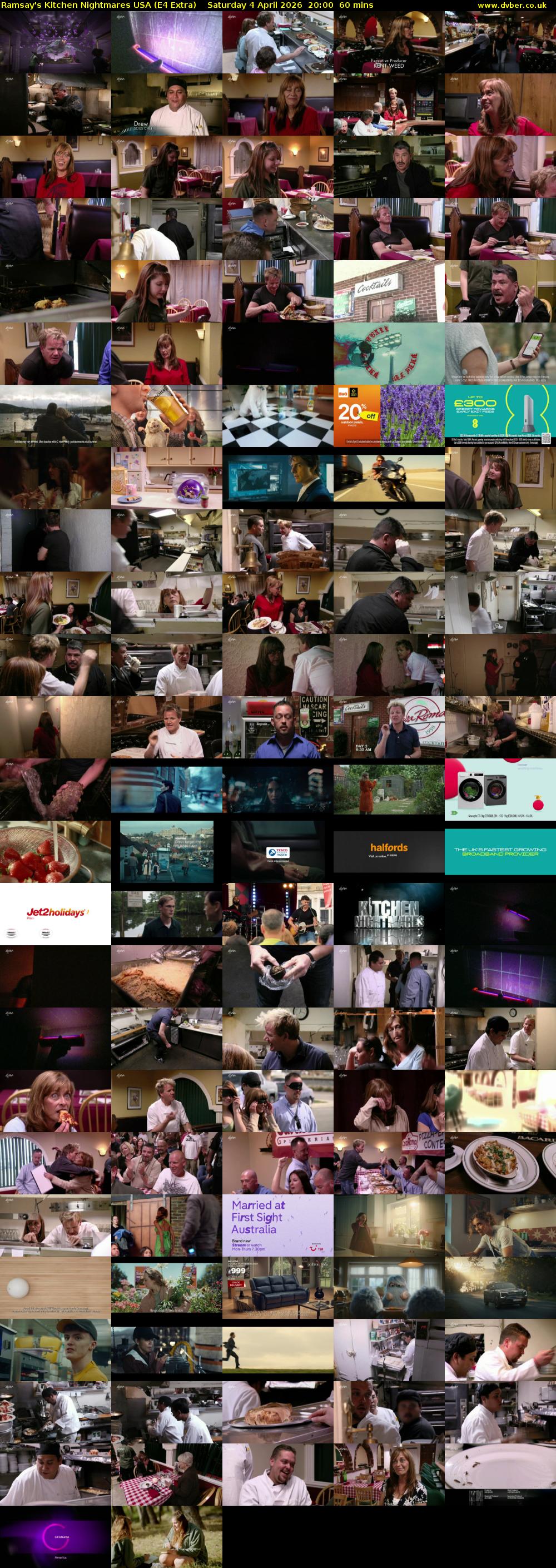 Ramsay's Kitchen Nightmares USA (E4 Extra) Saturday 4 April 2026 20:00 - 21:00