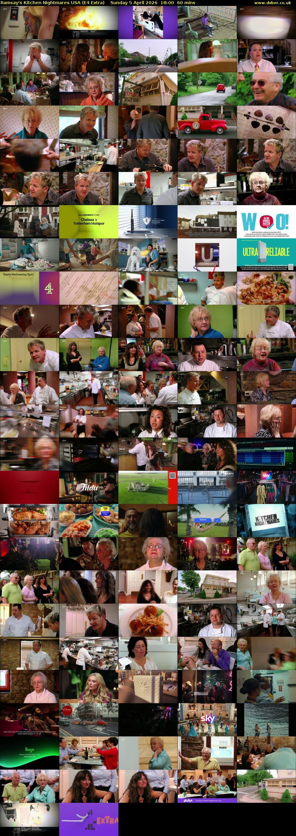 Ramsay's Kitchen Nightmares USA (E4 Extra) Sunday 5 April 2026 18:00 - 19:00