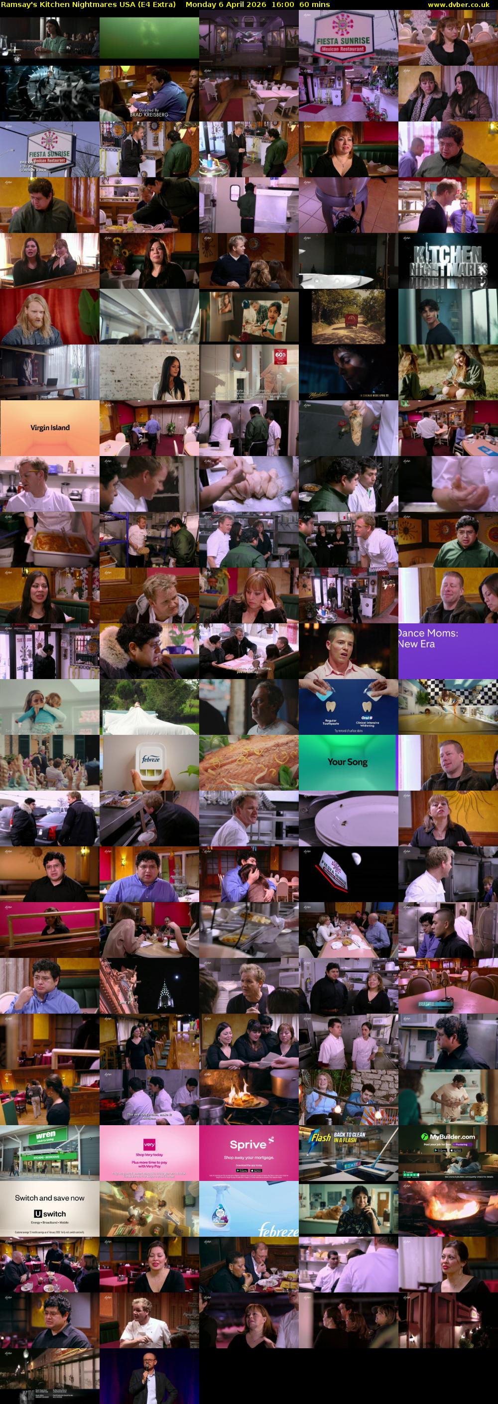 Ramsay's Kitchen Nightmares USA (E4 Extra) Monday 6 April 2026 16:00 - 17:00