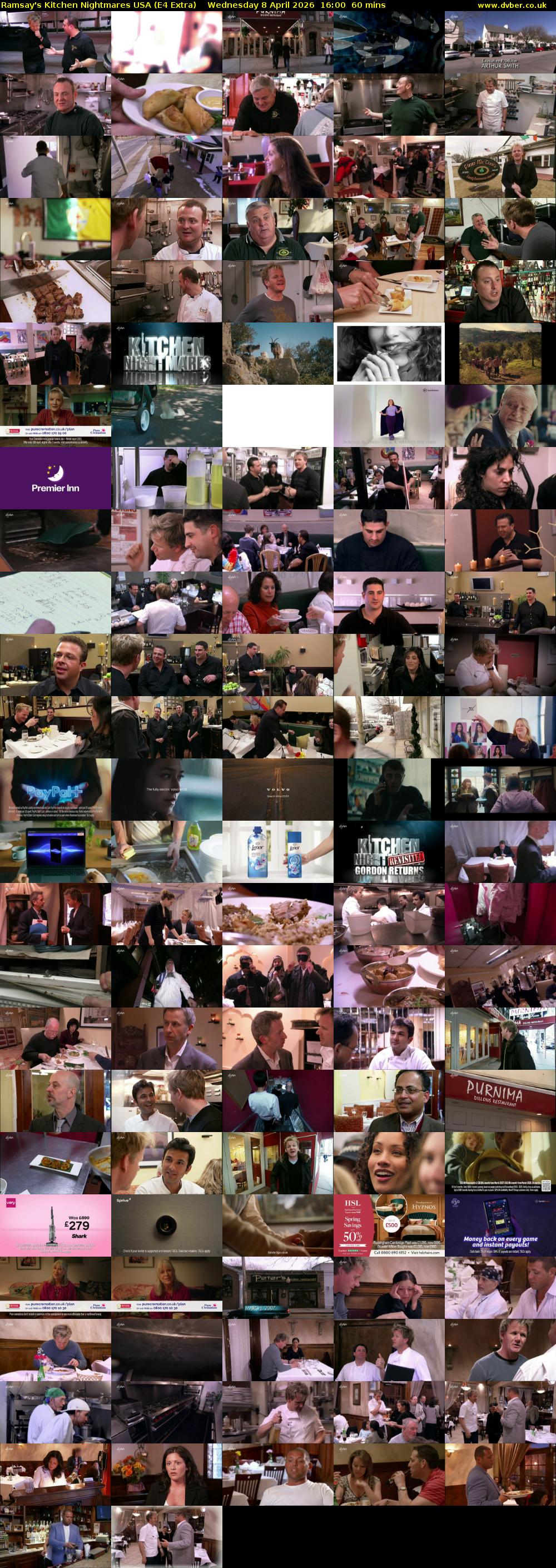 Ramsay's Kitchen Nightmares USA (E4 Extra) Wednesday 8 April 2026 16:00 - 17:00