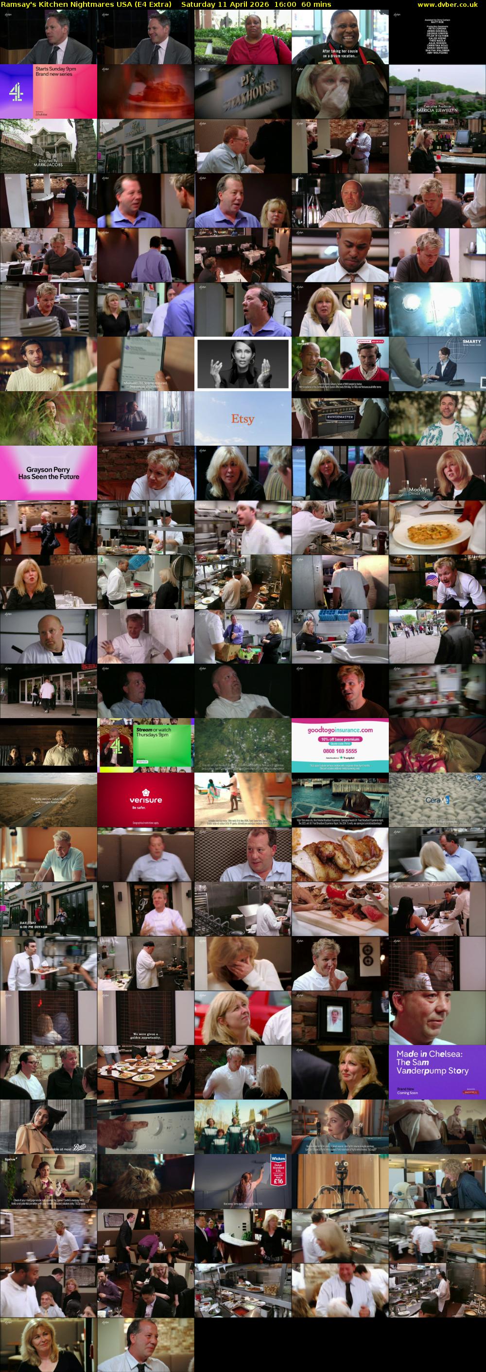Ramsay's Kitchen Nightmares USA (E4 Extra) Saturday 11 April 2026 16:00 - 17:00