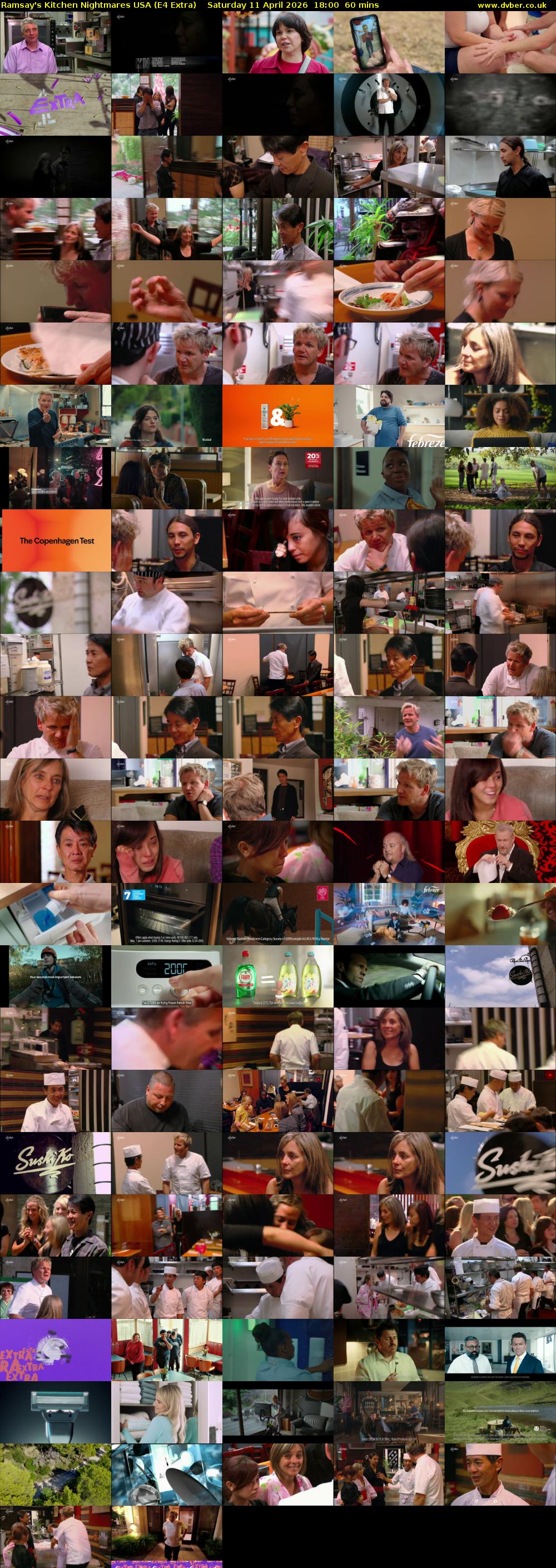 Ramsay's Kitchen Nightmares USA (E4 Extra) Saturday 11 April 2026 18:00 - 19:00