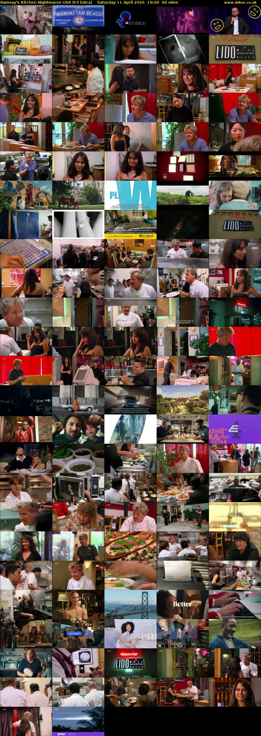 Ramsay's Kitchen Nightmares USA (E4 Extra) Saturday 11 April 2026 19:00 - 20:00