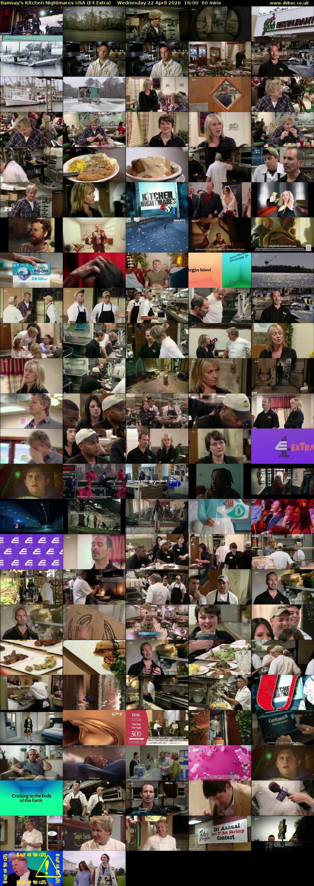 Ramsay's Kitchen Nightmares USA (E4 Extra) Wednesday 22 April 2026 16:00 - 17:00