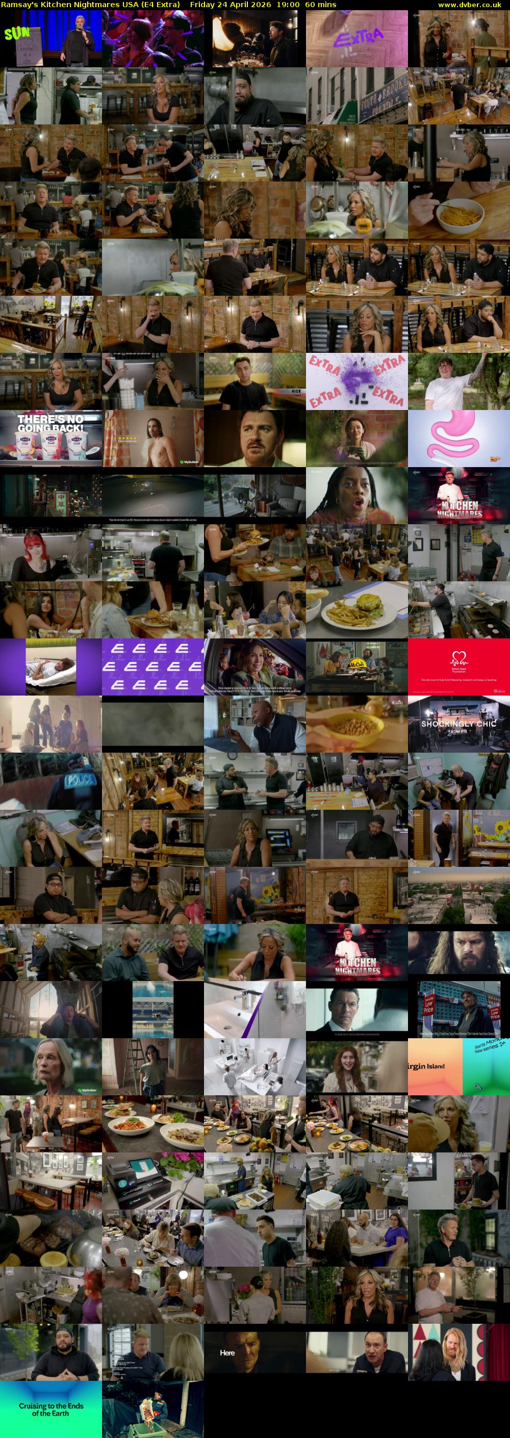 Ramsay's Kitchen Nightmares USA (E4 Extra) Friday 24 April 2026 19:00 - 20:00