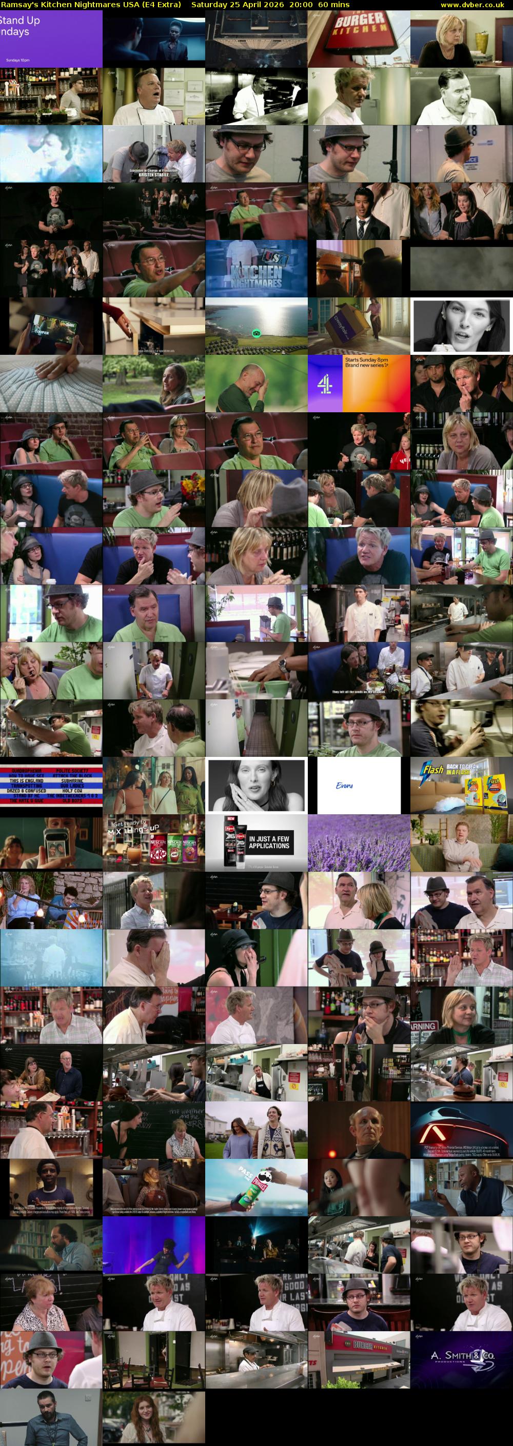 Ramsay's Kitchen Nightmares USA (E4 Extra) Saturday 25 April 2026 20:00 - 21:00