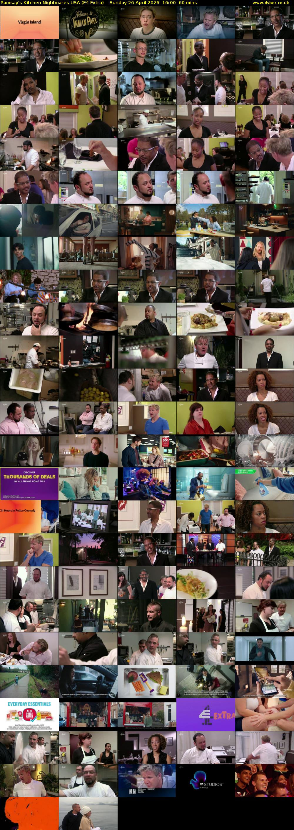 Ramsay's Kitchen Nightmares USA (E4 Extra) Sunday 26 April 2026 16:00 - 17:00