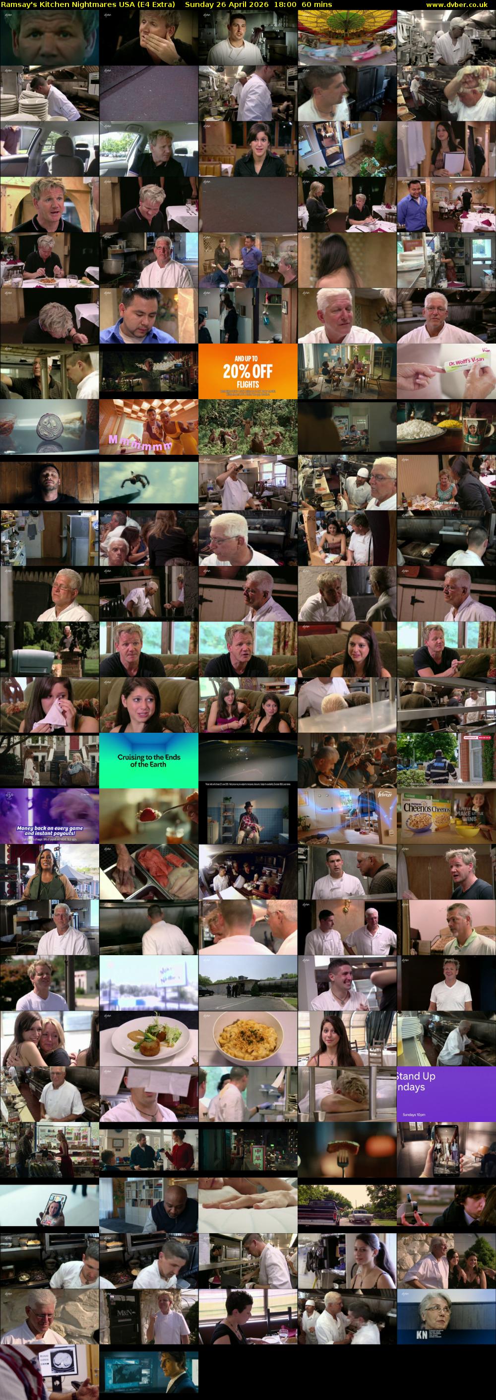 Ramsay's Kitchen Nightmares USA (E4 Extra) Sunday 26 April 2026 18:00 - 19:00