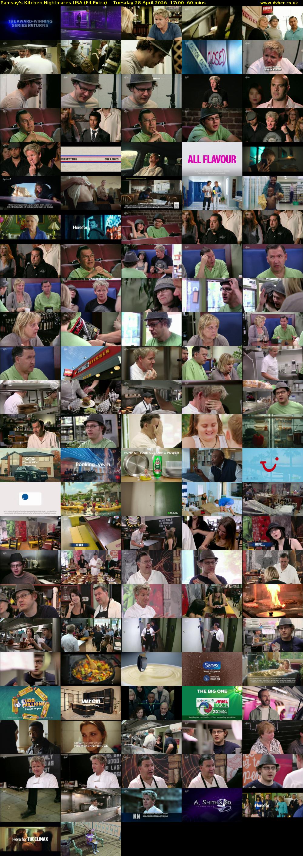 Ramsay's Kitchen Nightmares USA (E4 Extra) Tuesday 28 April 2026 17:00 - 18:00