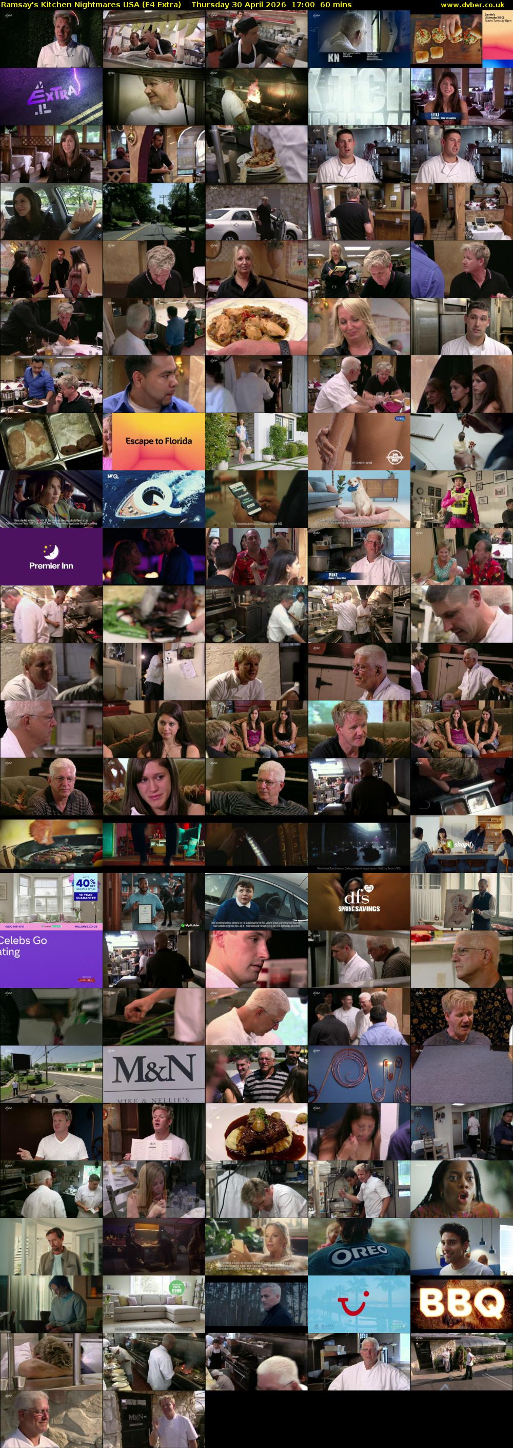 Ramsay's Kitchen Nightmares USA (E4 Extra) Thursday 30 April 2026 17:00 - 18:00