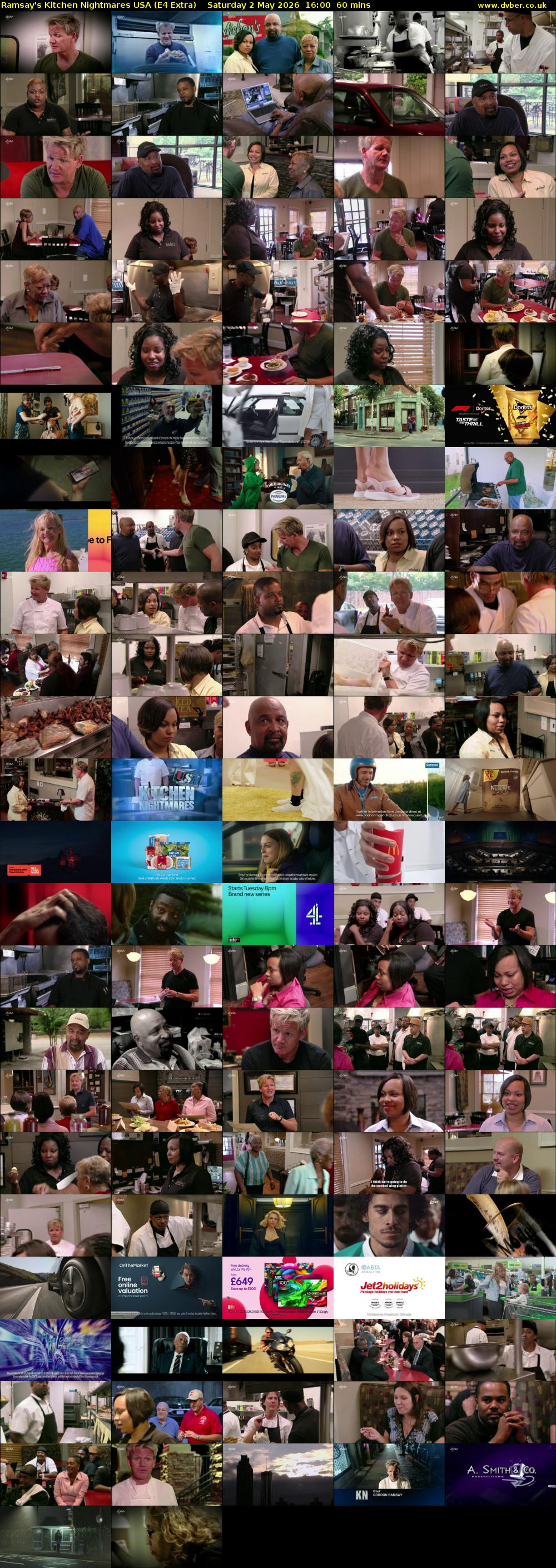Ramsay's Kitchen Nightmares USA (E4 Extra) Saturday 2 May 2026 16:00 - 17:00