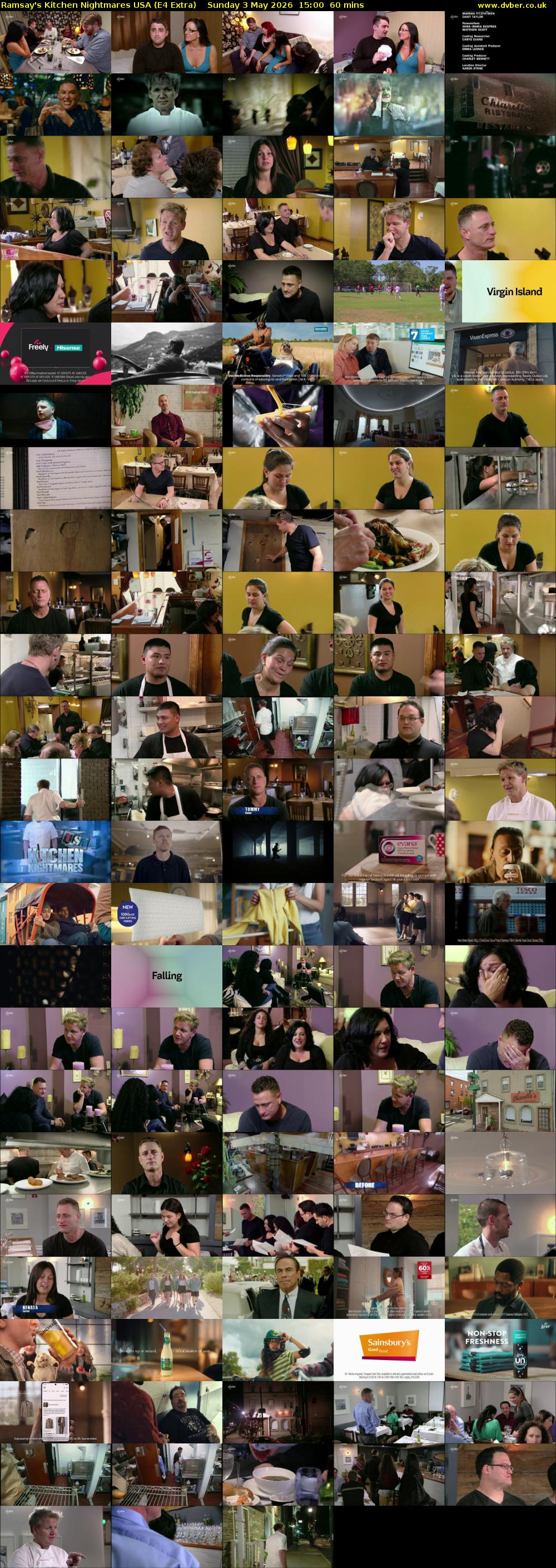 Ramsay's Kitchen Nightmares USA (E4 Extra) Sunday 3 May 2026 15:00 - 16:00