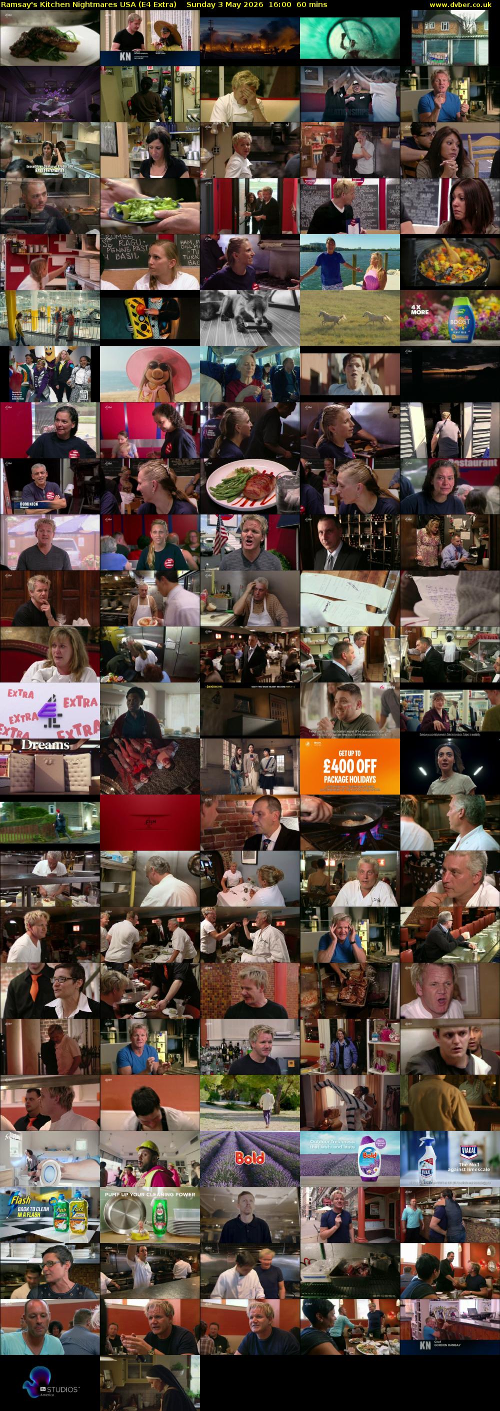 Ramsay's Kitchen Nightmares USA (E4 Extra) Sunday 3 May 2026 16:00 - 17:00