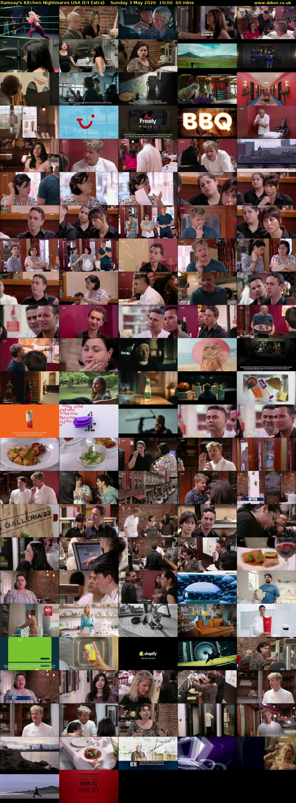 Ramsay's Kitchen Nightmares USA (E4 Extra) Sunday 3 May 2026 19:00 - 20:00