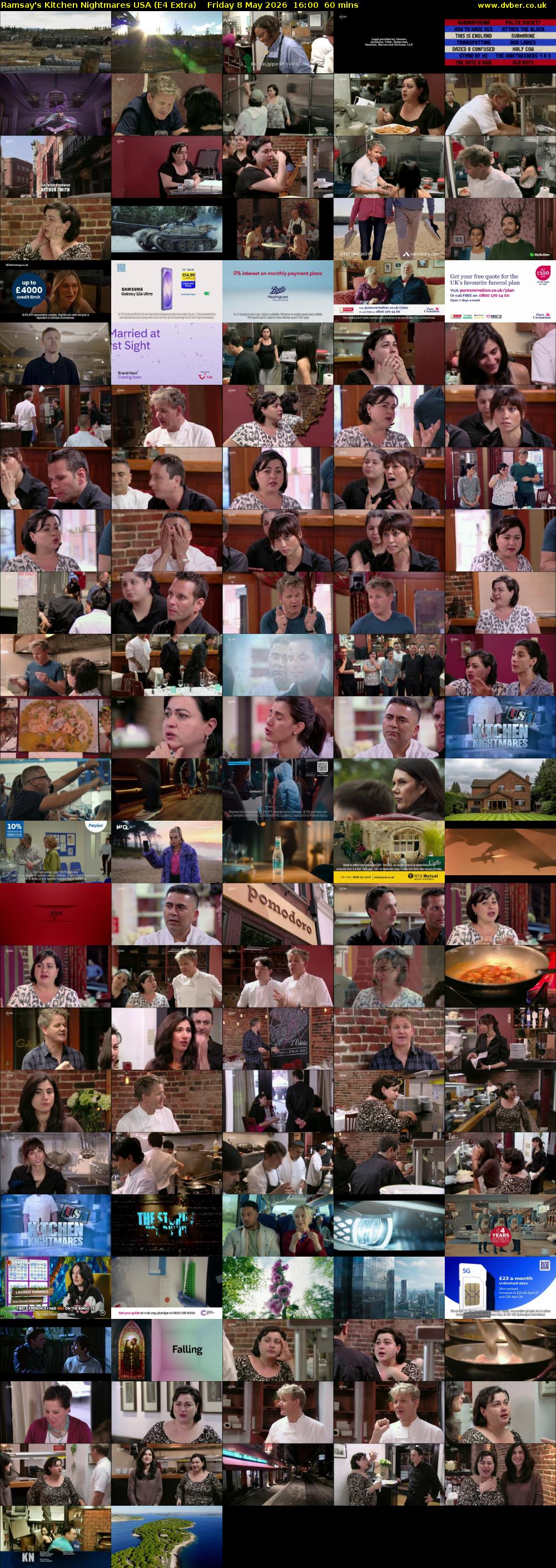 Ramsay's Kitchen Nightmares USA (E4 Extra) Friday 8 May 2026 16:00 - 17:00