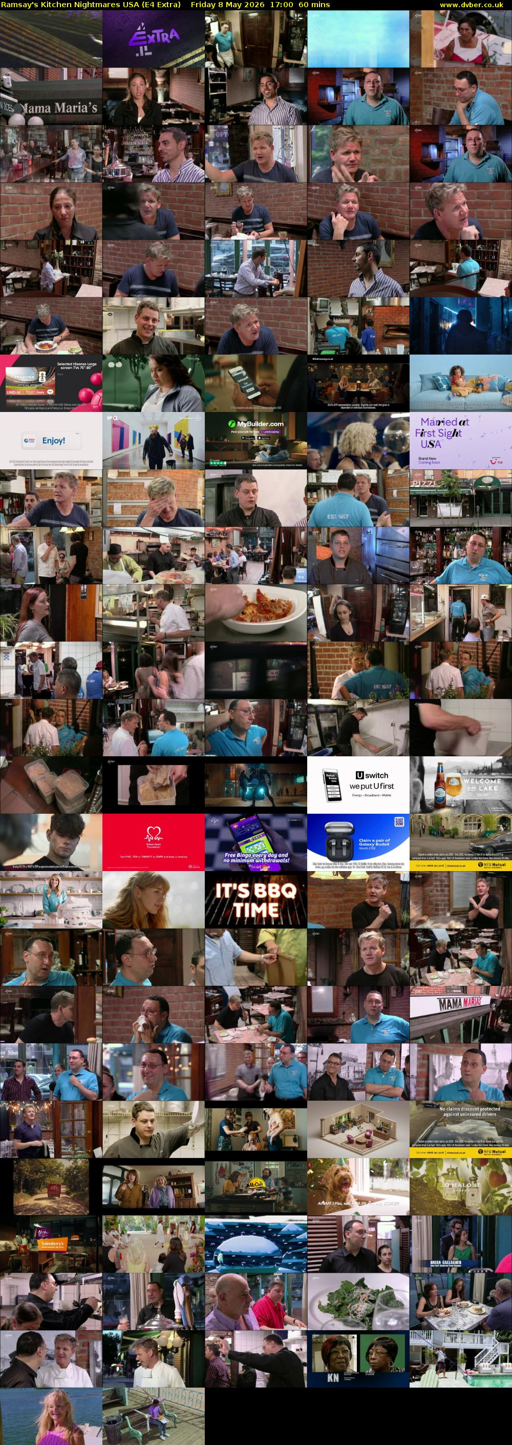 Ramsay's Kitchen Nightmares USA (E4 Extra) Friday 8 May 2026 17:00 - 18:00