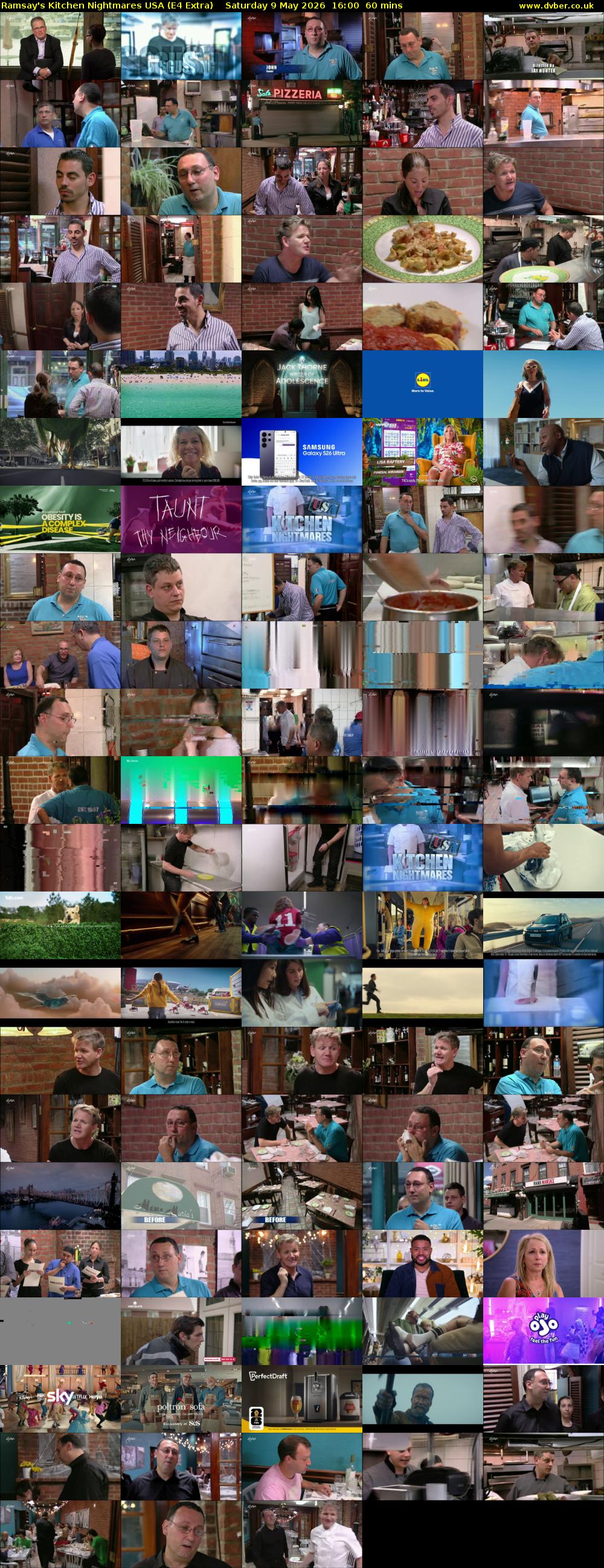 Ramsay's Kitchen Nightmares USA (E4 Extra) Saturday 9 May 2026 16:00 - 17:00