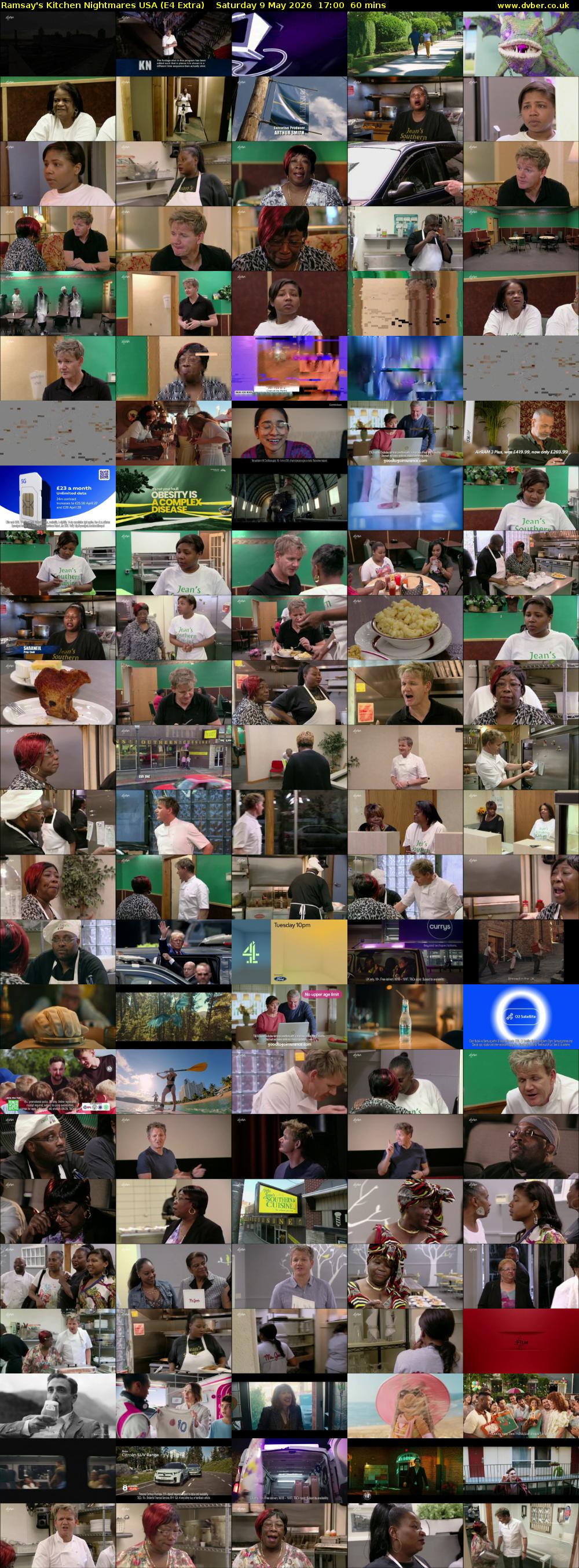 Ramsay's Kitchen Nightmares USA (E4 Extra) Saturday 9 May 2026 17:00 - 18:00