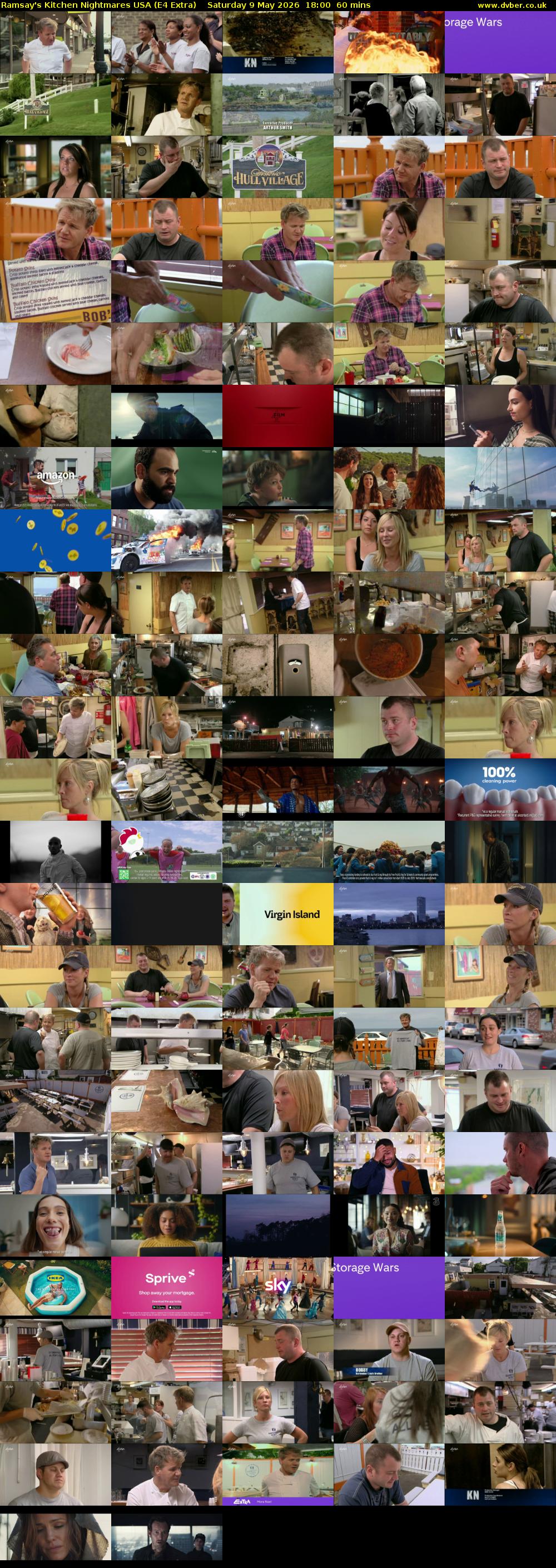 Ramsay's Kitchen Nightmares USA (E4 Extra) Saturday 9 May 2026 18:00 - 19:00