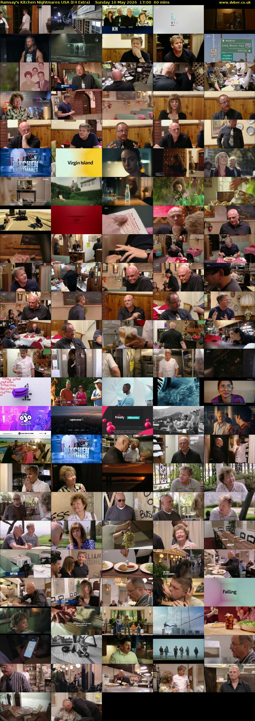 Ramsay's Kitchen Nightmares USA (E4 Extra) Sunday 10 May 2026 17:00 - 18:00