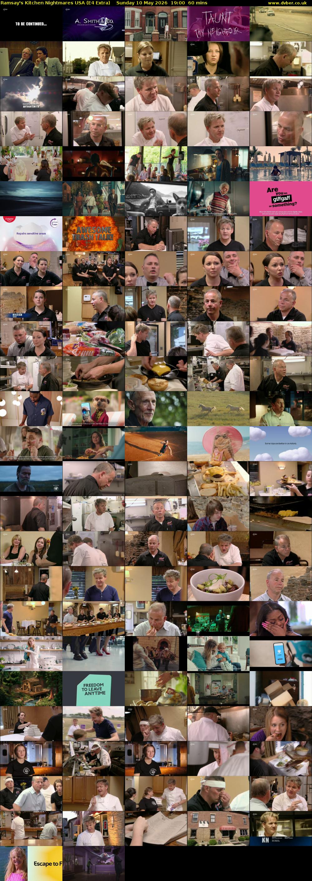 Ramsay's Kitchen Nightmares USA (E4 Extra) Sunday 10 May 2026 19:00 - 20:00