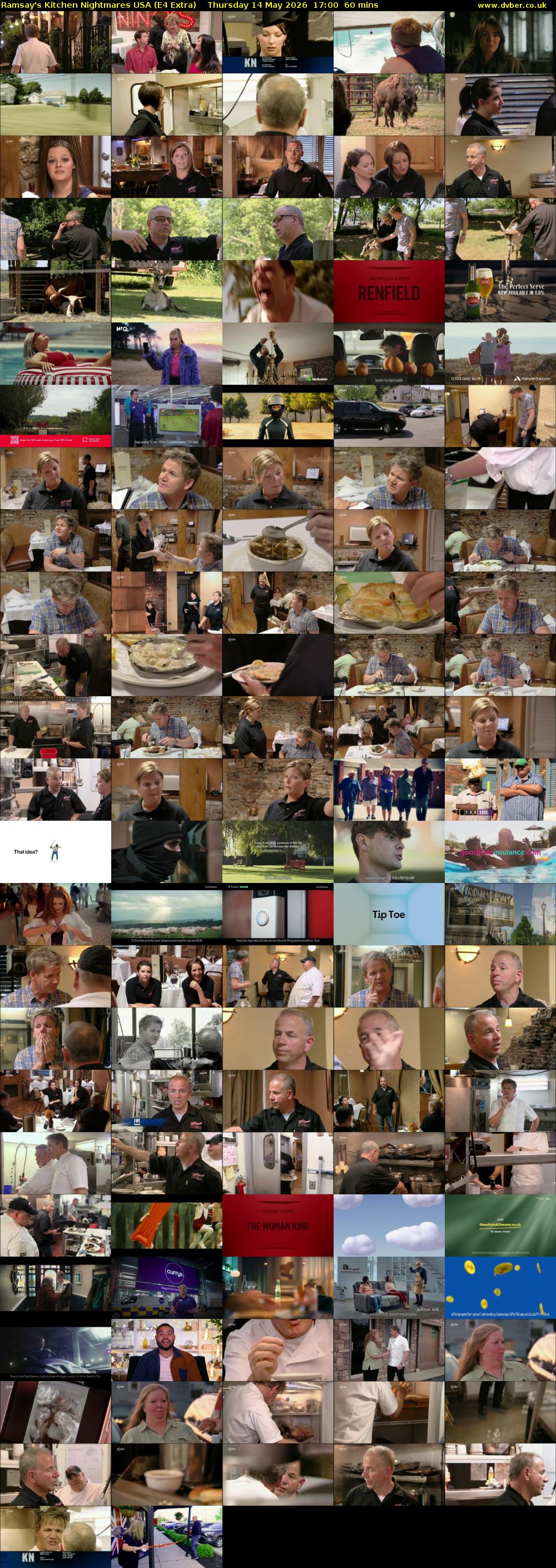 Ramsay's Kitchen Nightmares USA (E4 Extra) Thursday 14 May 2026 17:00 - 18:00
