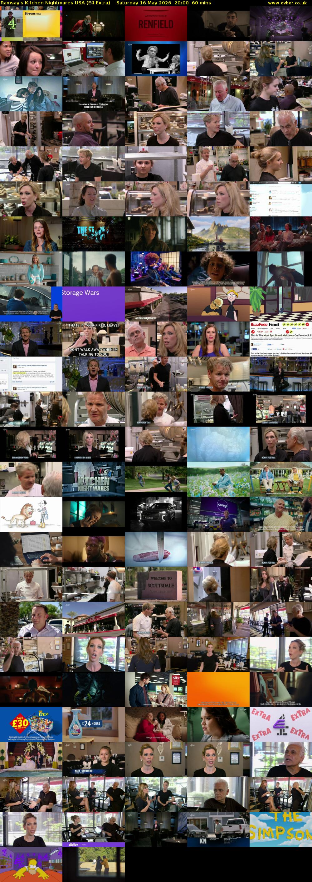 Ramsay's Kitchen Nightmares USA (E4 Extra) Saturday 16 May 2026 20:00 - 21:00
