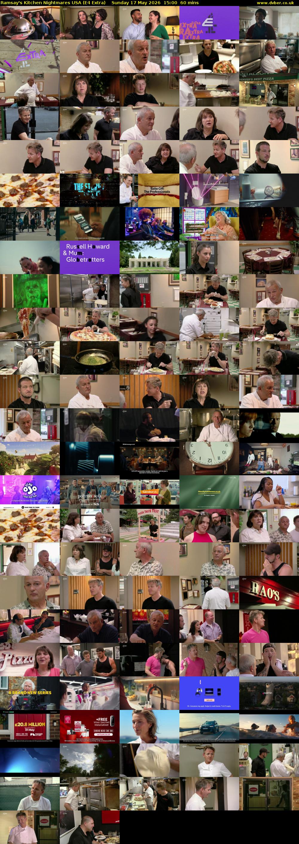 Ramsay's Kitchen Nightmares USA (E4 Extra) Sunday 17 May 2026 15:00 - 16:00