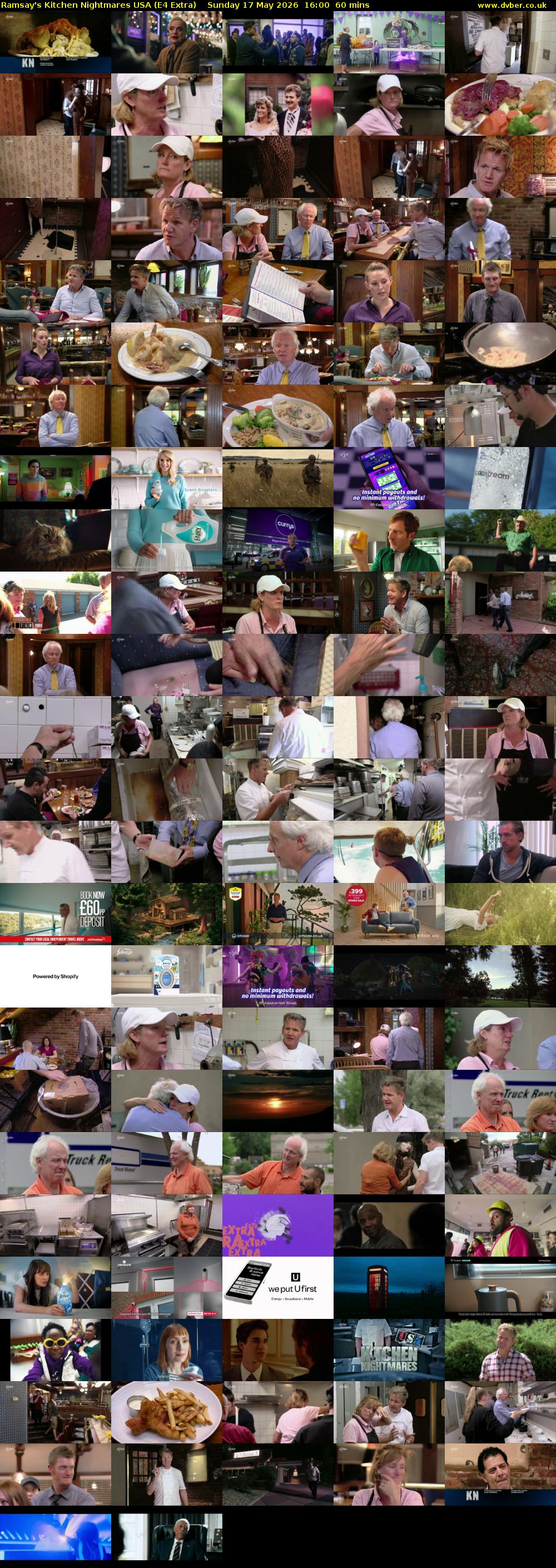 Ramsay's Kitchen Nightmares USA (E4 Extra) Sunday 17 May 2026 16:00 - 17:00