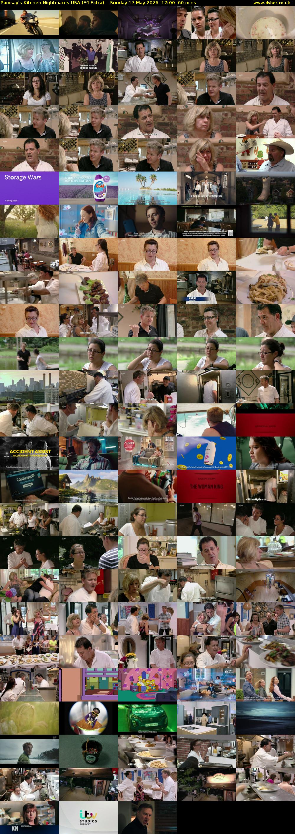 Ramsay's Kitchen Nightmares USA (E4 Extra) Sunday 17 May 2026 17:00 - 18:00
