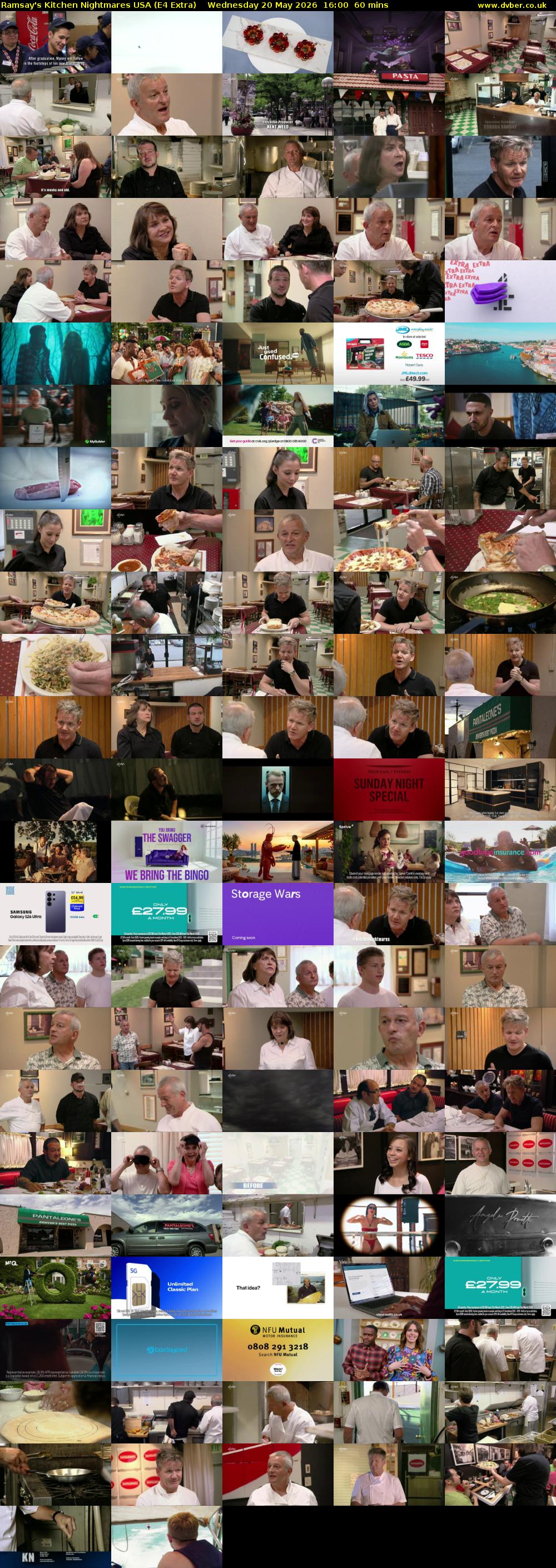Ramsay's Kitchen Nightmares USA (E4 Extra) Wednesday 20 May 2026 16:00 - 17:00