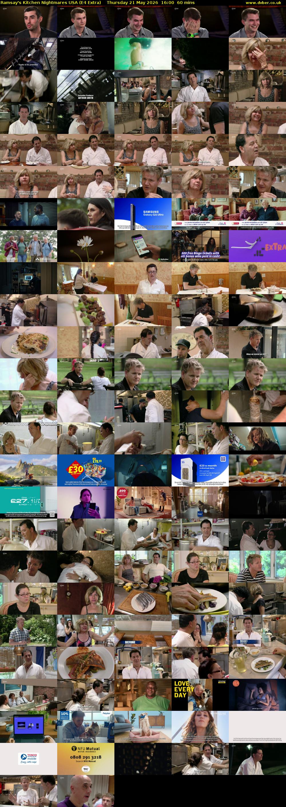 Ramsay's Kitchen Nightmares USA (E4 Extra) Thursday 21 May 2026 16:00 - 17:00